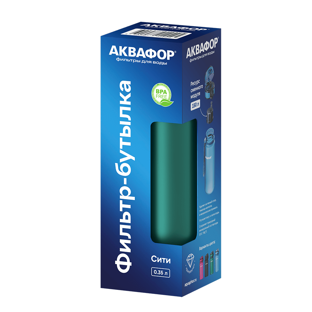 Фильтр-бутылка Аквафор Сити 350 мл-12